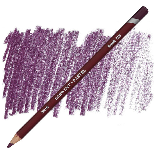 Derwent Pastel Pencil Bordo - Sanatsal Çizim, Eskiz ve Detay Çalışması için Profesyonel Pastel Kalem