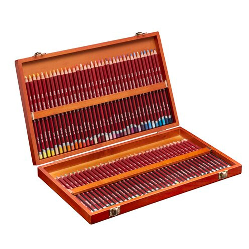 Derwent Pastel Pencils 72'li Pastel Kalem Seti Ahşap Kutu - Sanatçı ve Eskiz Kalemi