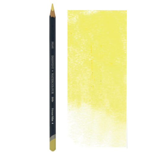 Derwent Watercolour Pencil Suluboya Kalemi Çuha Çiçeği Sarısı - Sanatçı ve Profesyonel Çizim Kalemi