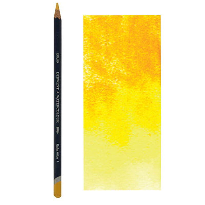 Derwent Watercolour Pencil 32807 Napoli Sarısı Suluboya Kalemi - Sanatsal Çizim ve Resim Kalemi