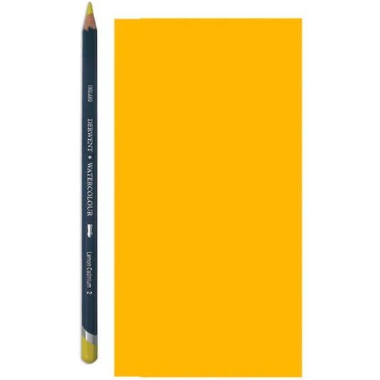 Derwent Watercolour Pencil Suluboya Kalemi Middle Chrome - Sanatsal Çizim, Resim ve Boyama Kalemi