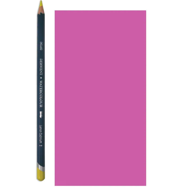 Derwent Watercolour Pencil Suluboya Kalemi Magenta - Sanatçı, Çizim ve Resim Kalemi