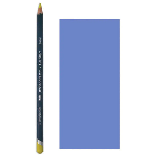 Derwent Watercolour Pencil Suluboya Kalemi Mavi Menekşe - Sanatsal Çizim ve Profesyonel Resim Malzemesi