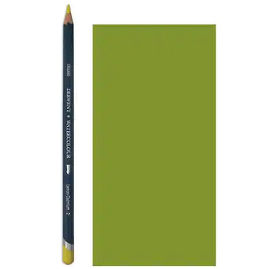 Derwent Watercolour Pencil Suluboya Kalemi Yaprak Yeşili - Sanatsal Çizim ve Resim Kalemi