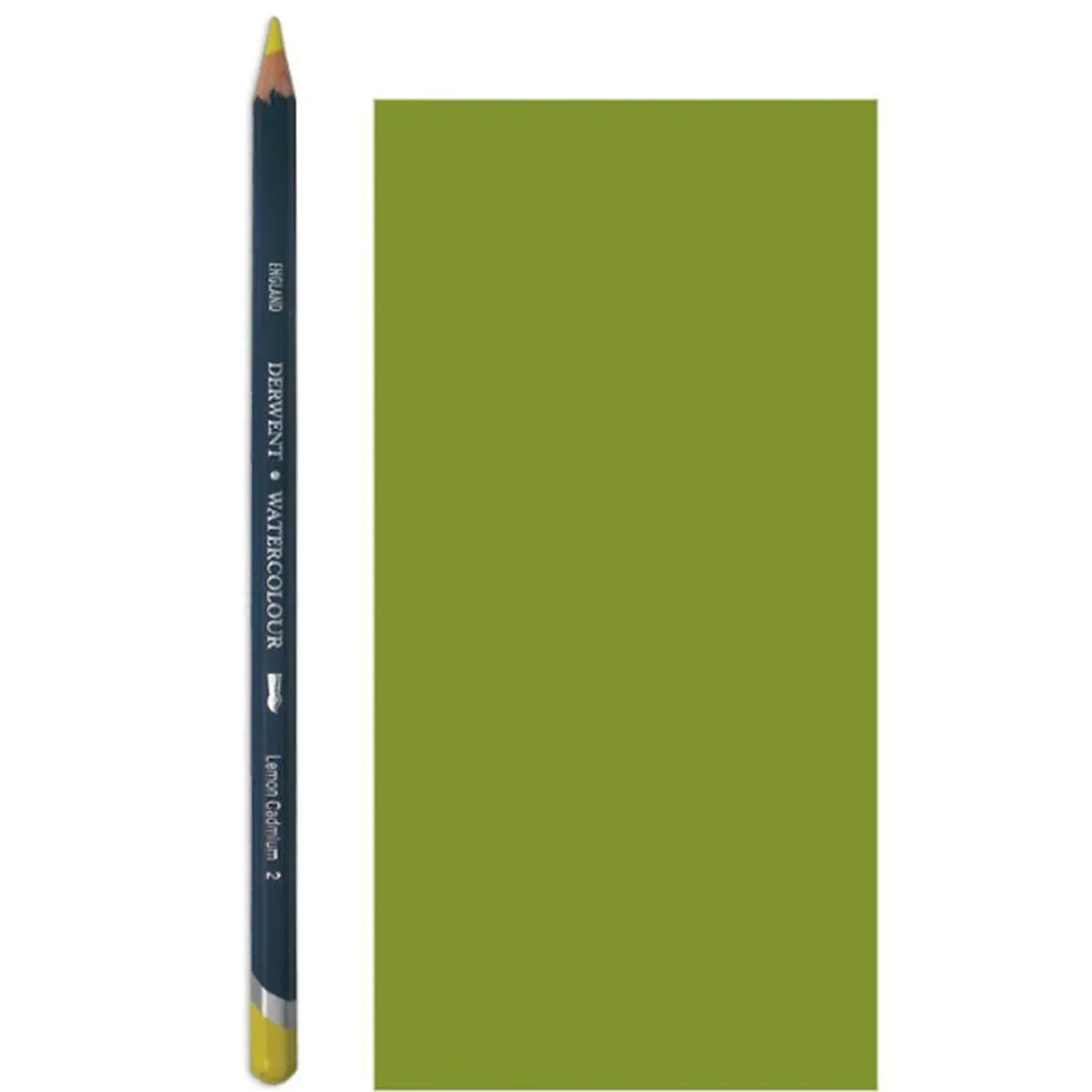 Derwent Watercolour Pencil Zeytin Yeşili Suluboya Kalemi - Sanatçı, Profesyonel Çizim ve Resim Kalemi