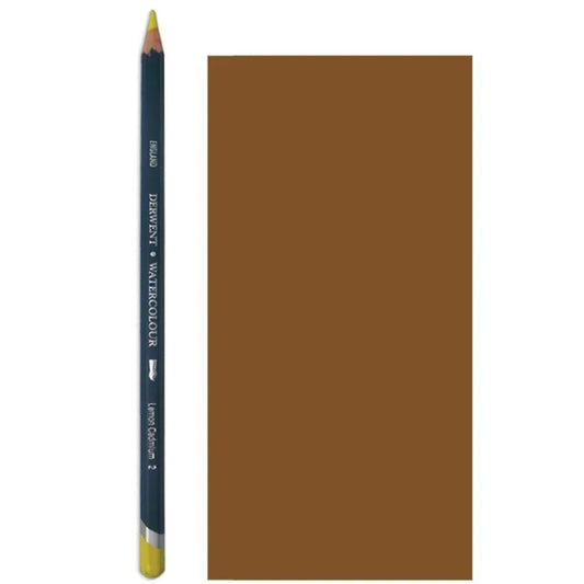 Derwent Watercolour Pencil Suluboya Kalemi Burnt Umber - Sanatsal Çizim ve Resim Kalemi