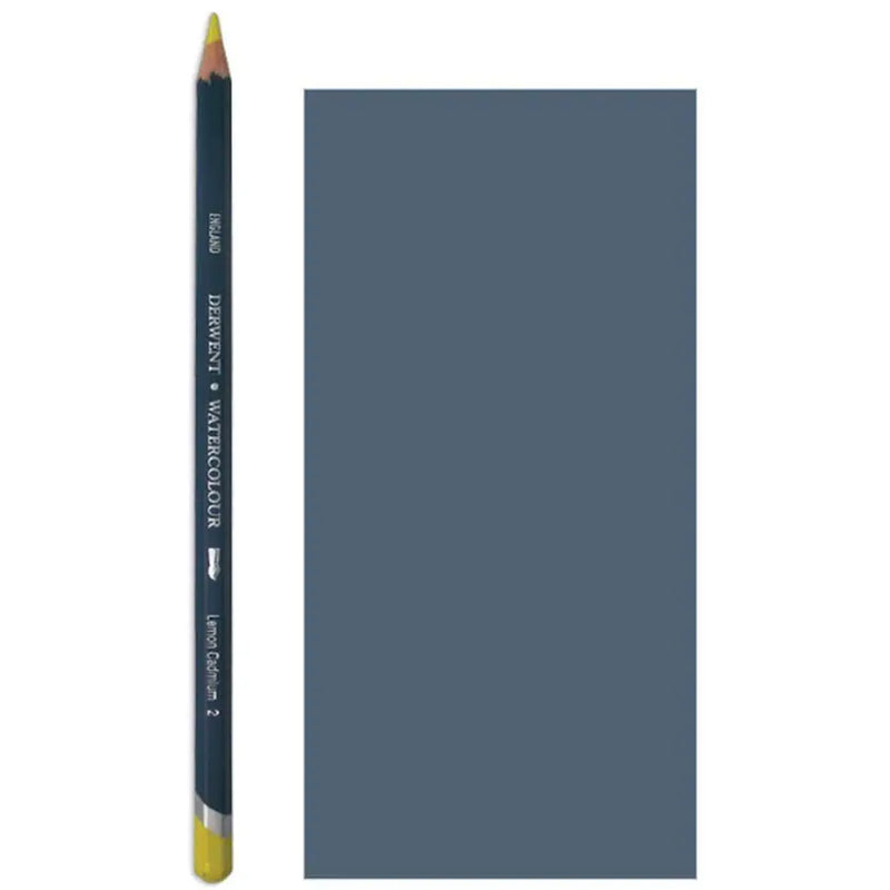 Derwent Watercolour Pencil Suluboya Kalemi Gunmetal - Sanatsal Çizim ve Resim Boyama Kalemi