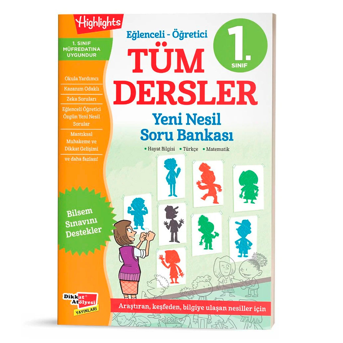 Dikkat Atölyesi Yayınları 1. Sınıf Tüm Dersler Yeni Nesil Soru Bankası