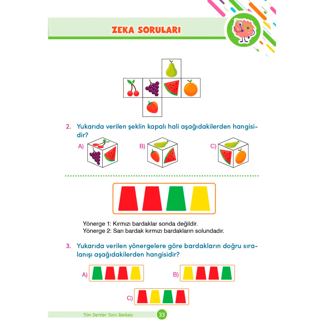 Dikkat Atölyesi Yayınları 1. Sınıf Tüm Dersler Yeni Nesil Soru Bankası