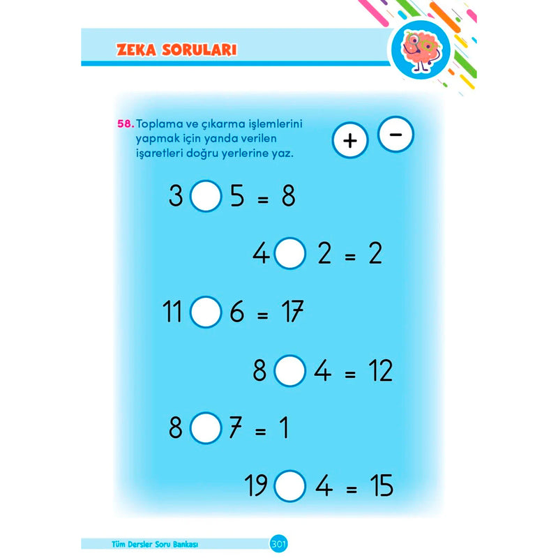 Dikkat Atölyesi Yayınları 1. Sınıf Tüm Dersler Yeni Nesil Soru Bankası