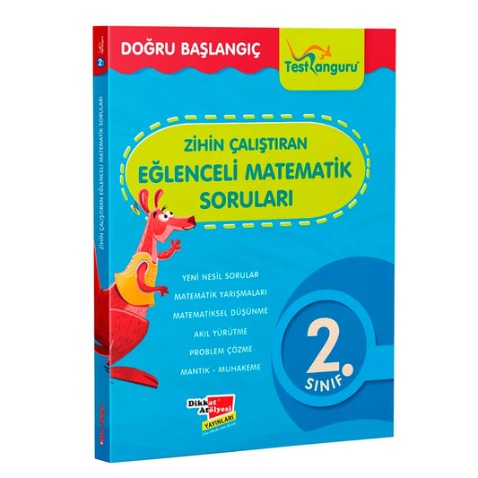 Dikkat Atölyesi Yayınları 2. Sınıf Kanguru Eğlenceli Matematik Soruları