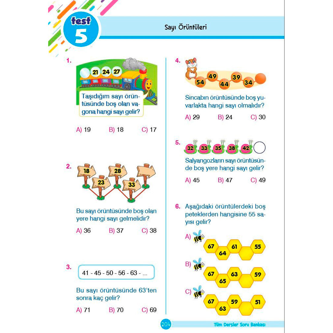 Dikkat Atölyesi Yayınları 2. Sınıf Tüm Dersler Yeni Nesil Soru Bankası
