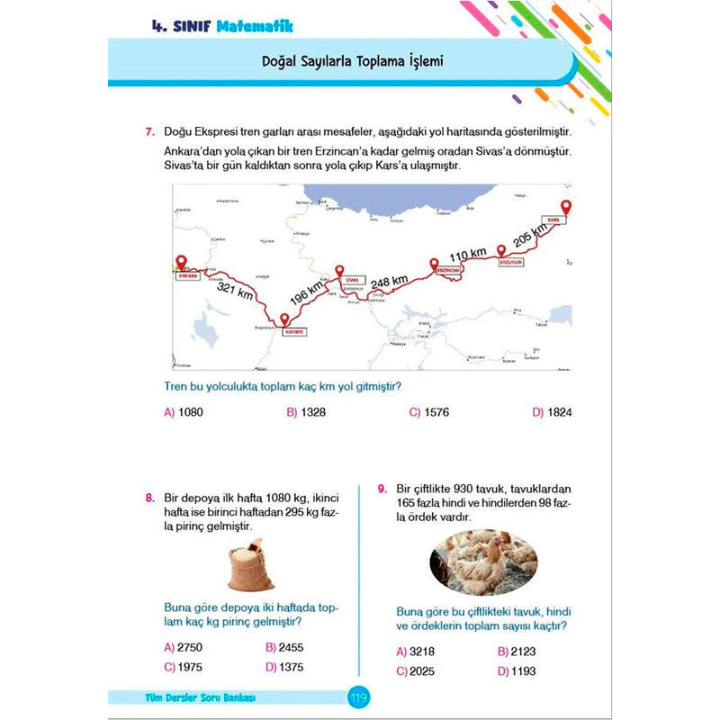Dikkat Atölyesi Yayınları 4. Sınıf Tüm Dersler Yeni Nesil Soru Bankası