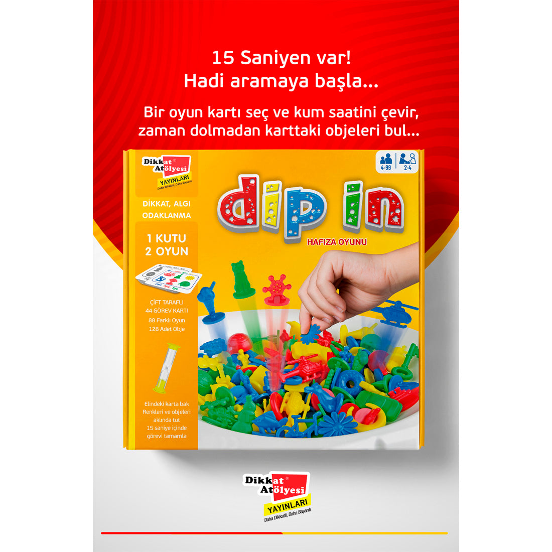Dikkat Atölyesi Yayınları Dip İn Hafıza Oyunu