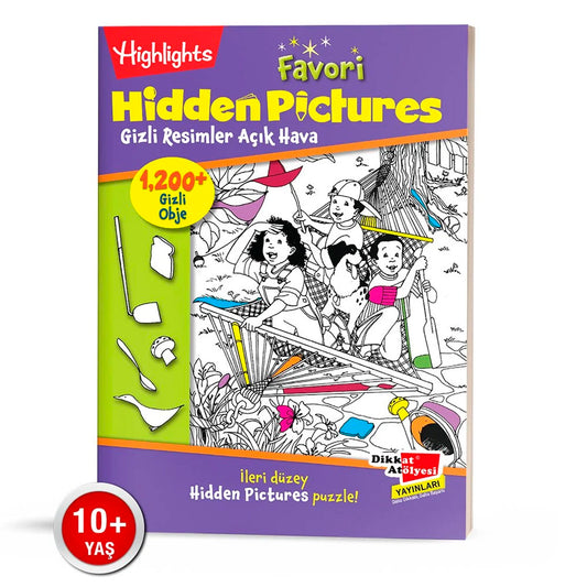 Dikkat Atölyesi Yayınları Favori Hidden Pictures Açık Hava Puzzle