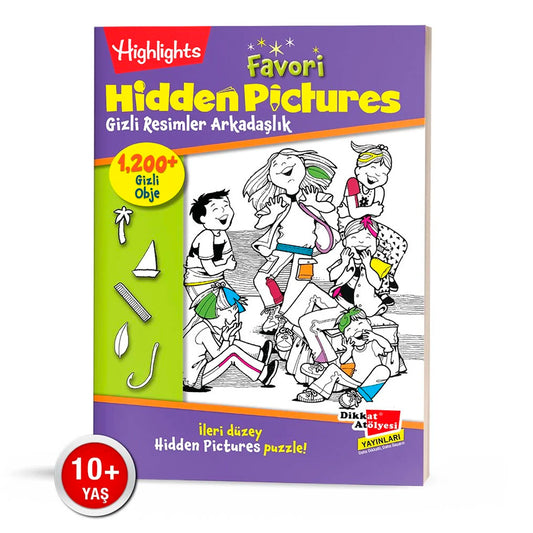 Dikkat Atölyesi Yayınları Favori Hidden Pictures Arkadaşlık Puzzle