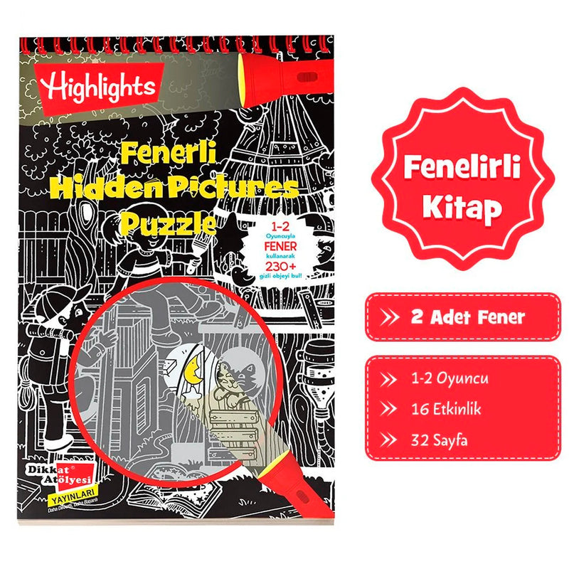 Dikkat Atölyesi Yayınları Fenerli Hidden Pictures Puzzle