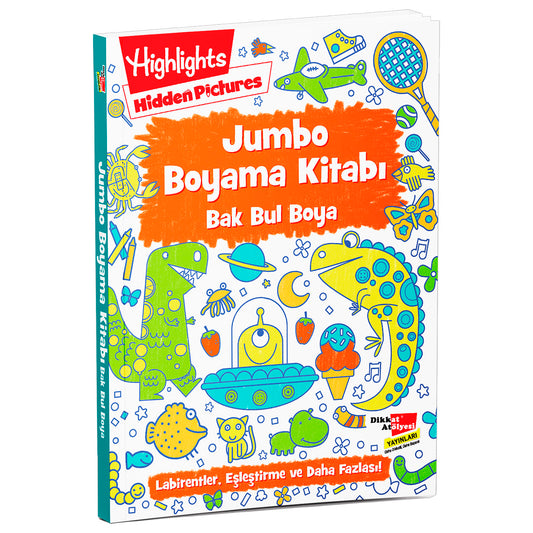 Dikkat Atölyesi Yayınları Jumbo Boyama Kitabı Bak Bul Boya