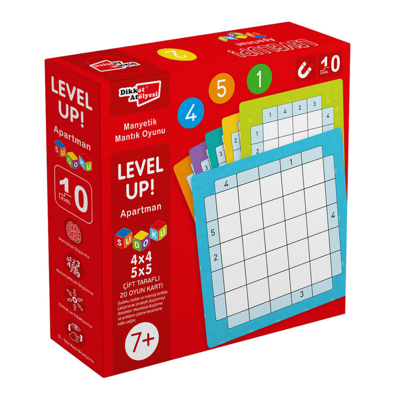 Dikkat Atölyesi Yayınları Level Up! 10 - Apartman Sudoku