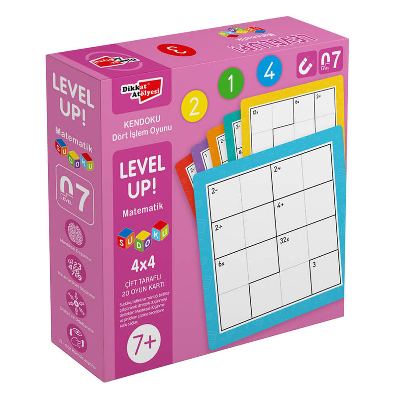 Dikkat Atölyesi Yayınları Level Up! 7 - Matematik Sudoku