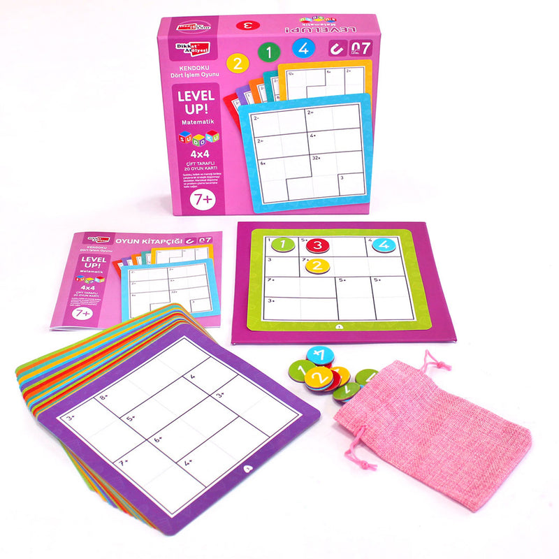 Dikkat Atölyesi Yayınları Level Up! 7 - Matematik Sudoku