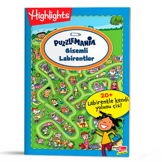 Dikkat Atölyesi Yayınları Puzzlemania On The Go Gizemli Labirentler