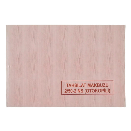 DİLMAN TAHSİLAT MAKBUZU OTOKOPİLİ 2 NÜSHA 2-50