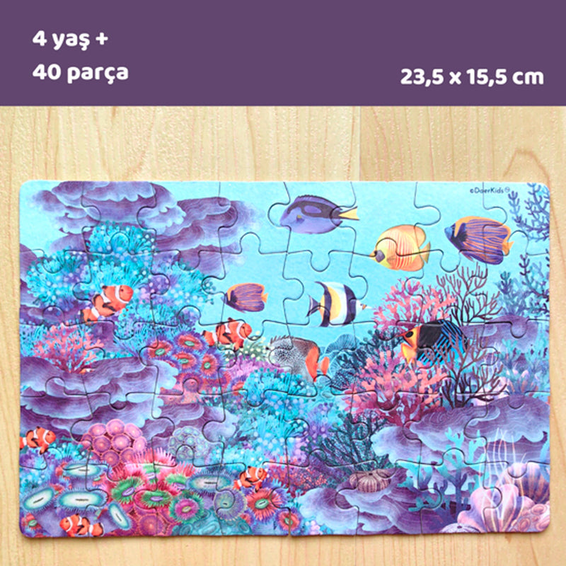 DoerKids Coral Reef Mini Çocuk Yapbozu