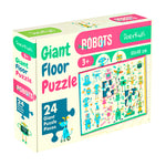 DoerKids Dev Robotlar Çocuk Puzzle