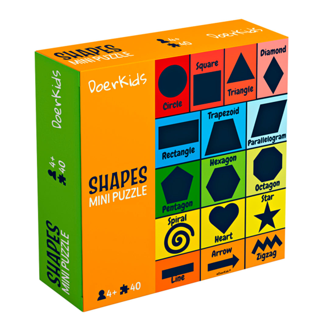 DoerKids Shapes Mini Çocuk Puzzle