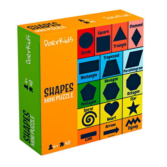 DoerKids Shapes Mini Çocuk Puzzle