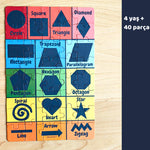 DoerKids Shapes Mini Çocuk Puzzle