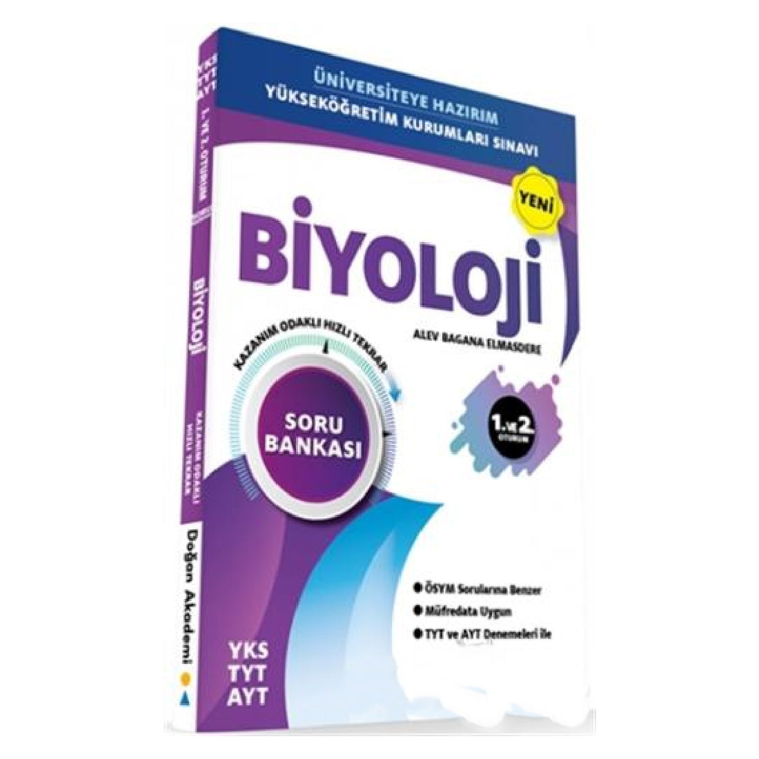 Doğan Akademi Yayınları TYT AYT Biyoloji Soru Bankası Kazanım Odaklı Hızlı Tekrar