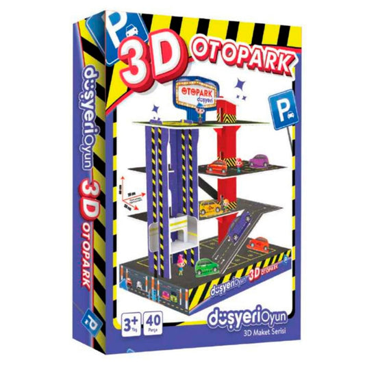 Düşyeri Oyun 3D Otopark Maket Puzzle