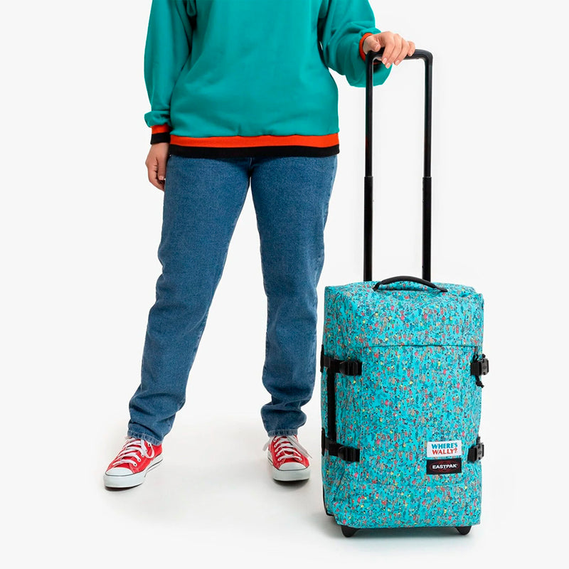 Eastpak Tranverz S Wally Pattern Mavi Unisex Valiz