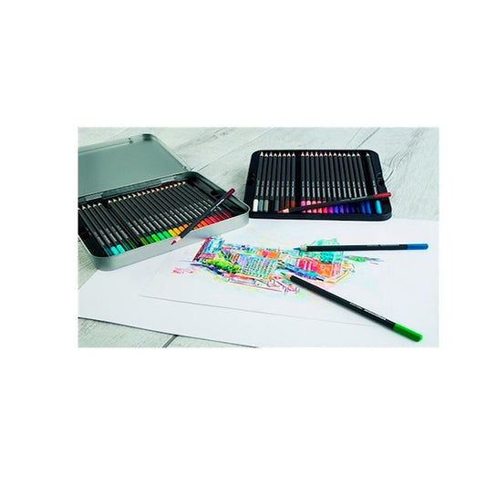 Eberhard-Faber Artist Color 48 Renk Metal Kutu Kuruboya - Sanat, Çizim ve Profesyonel Kullanım İçin