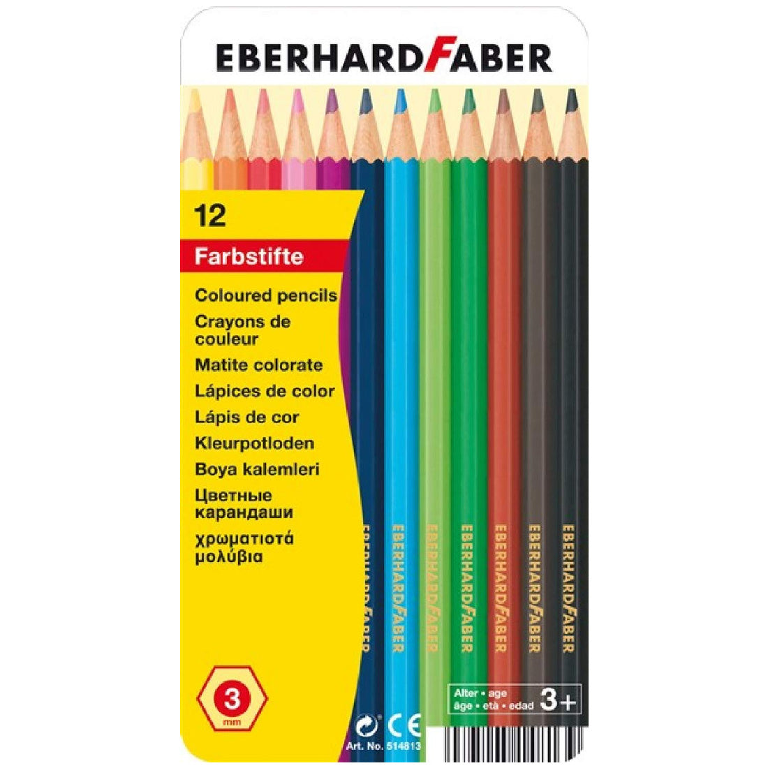 Eberhard Faber Çift Tarflı 12'li Kuru Boya Kalemi EF-514811