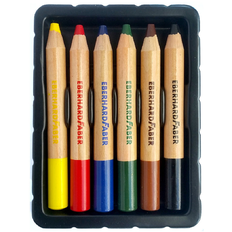Eberhard Faber Mini Kids Club 6'lı Kuru Boya Kalemi EF-518906