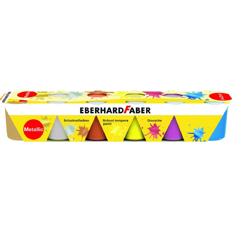 Eberhard Faber School Tempera 6'lı 25ml. Set Metalik EF-575508