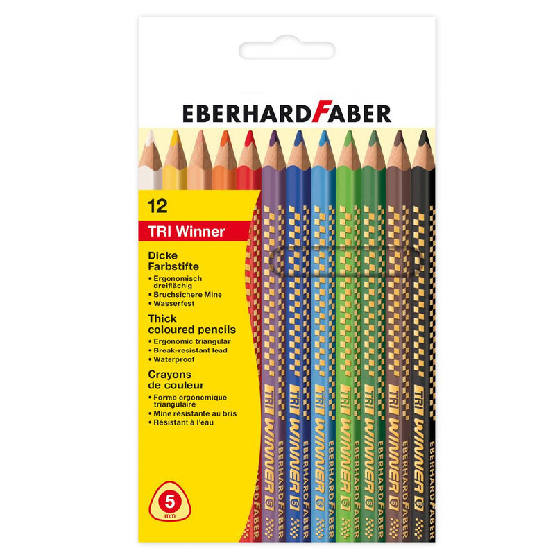 Eberhard Faber TRI Winner 12'li Kuru Boya Kalemi EF-518412