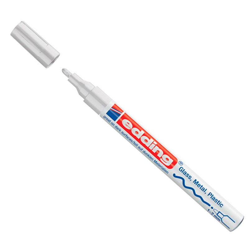 Edding Gloss Paint Pastel Renkler 5'li Marker Kalem Seti - Sanatsal Çizim ve Hobi Kalemi