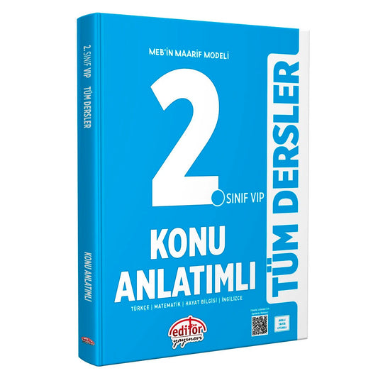 Editör Yayınları 2. Sınıf Maarif Modelli Tüm Dersler Konu Anlatımlı