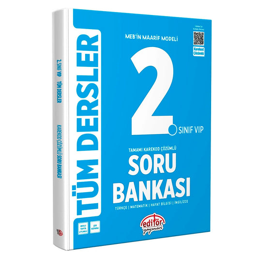 Editör Yayınları 2. Sınıf Maarif Modelli Tüm Dersler Soru Bankası