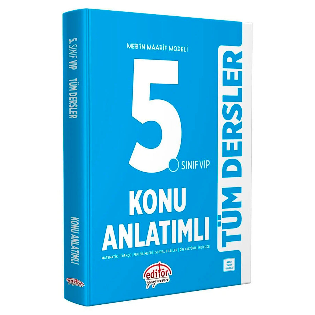 Editör Yayınları 5. Sınıf Maarif Modeli Tüm Dersler Konu Anlatımlı Mavi Kitap
