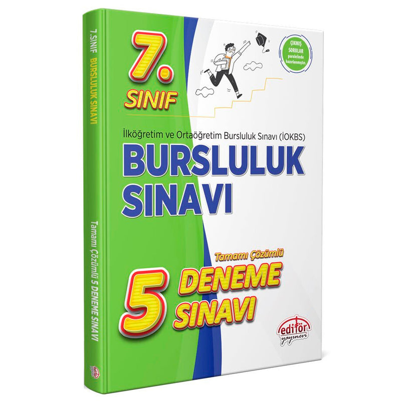 Editör Yayınları 7. Sınıf Bursluluk Sınavı Tamamı Çözümlü 5 Deneme Sınavı