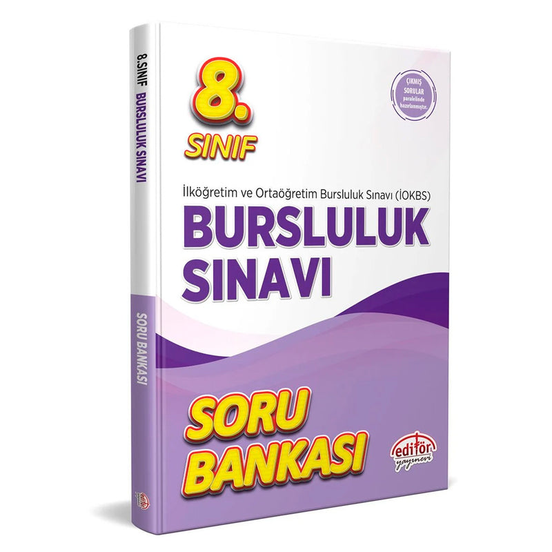 Editör Yayınları 8. Sınıf Bursluluk Sınavı Güncel Soru Bankası