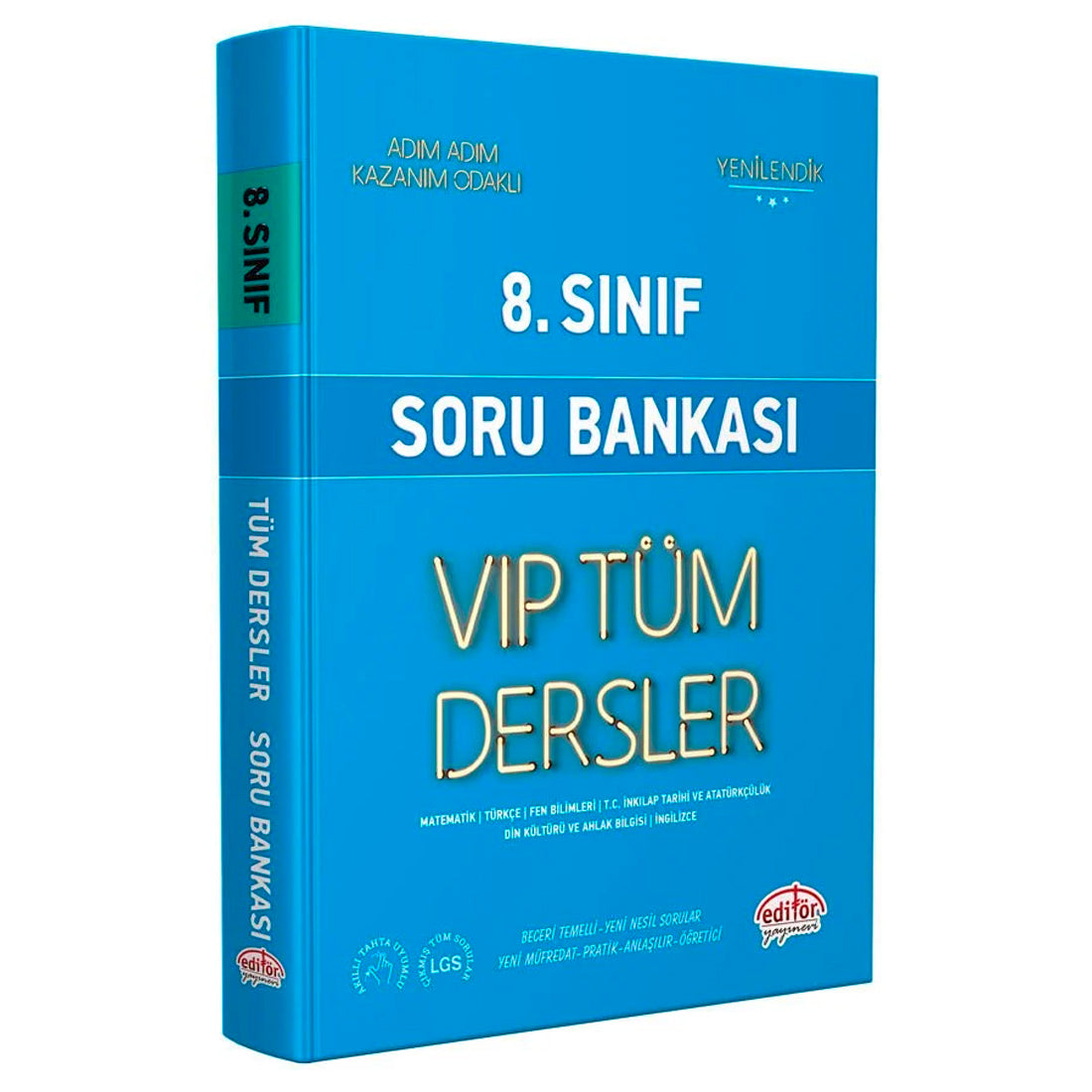 Editör Yayınları 8. Sınıf Vip Tüm Dersler Soru Bankası Mavi Kitap