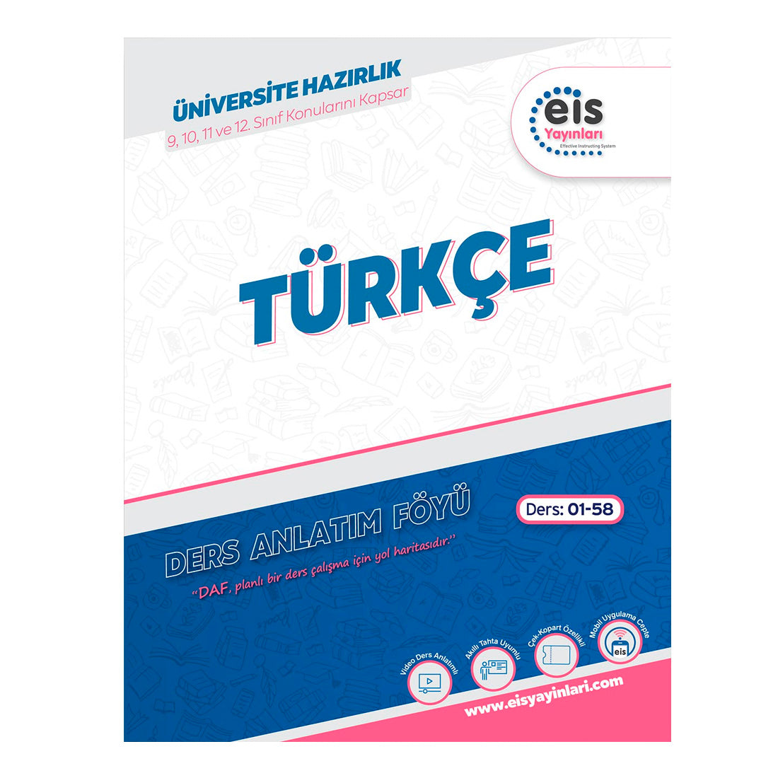 Eis Yayınları Üniversiteye Hazırlık Türkçe Ders Anlatım Föyleri