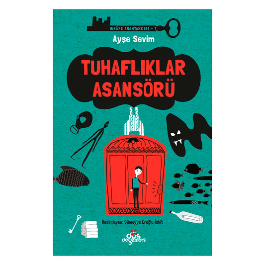 Erdem Çocuk Yayınları Tuhaflıklar Asansörü -  Hikaye Anahtarcısı - 1