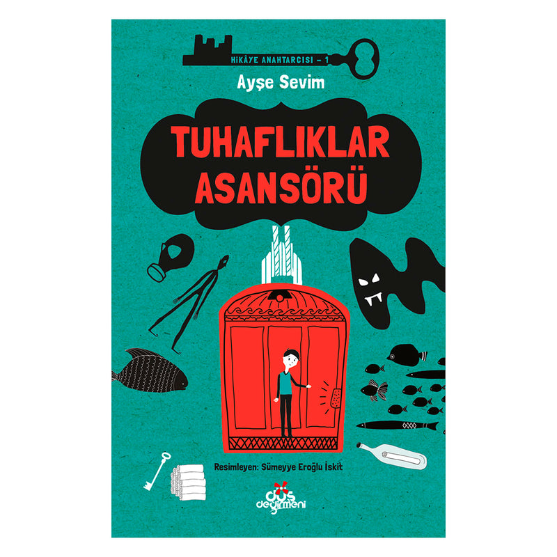Erdem Çocuk Yayınları Tuhaflıklar Asansörü -  Hikaye Anahtarcısı - 1